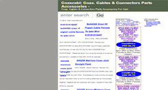 Desktop Screenshot of coaxcabl.com