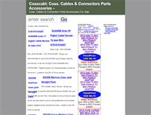 Tablet Screenshot of coaxcabl.com